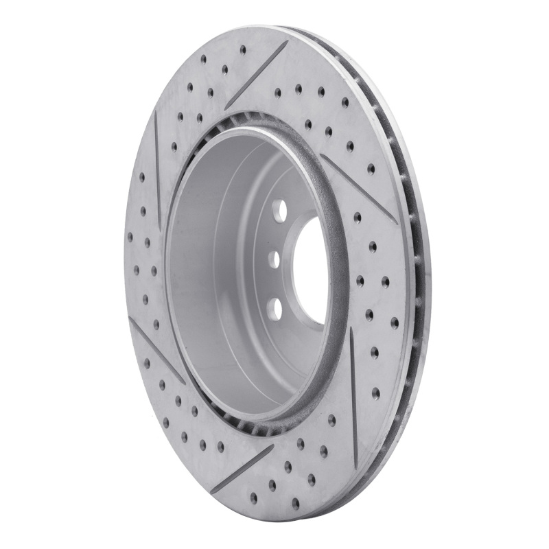BMW 535d xDrive Brake Rotor (1) - Rear Right - DFC - Drilled & Slotted Geoperformance - `11-`16