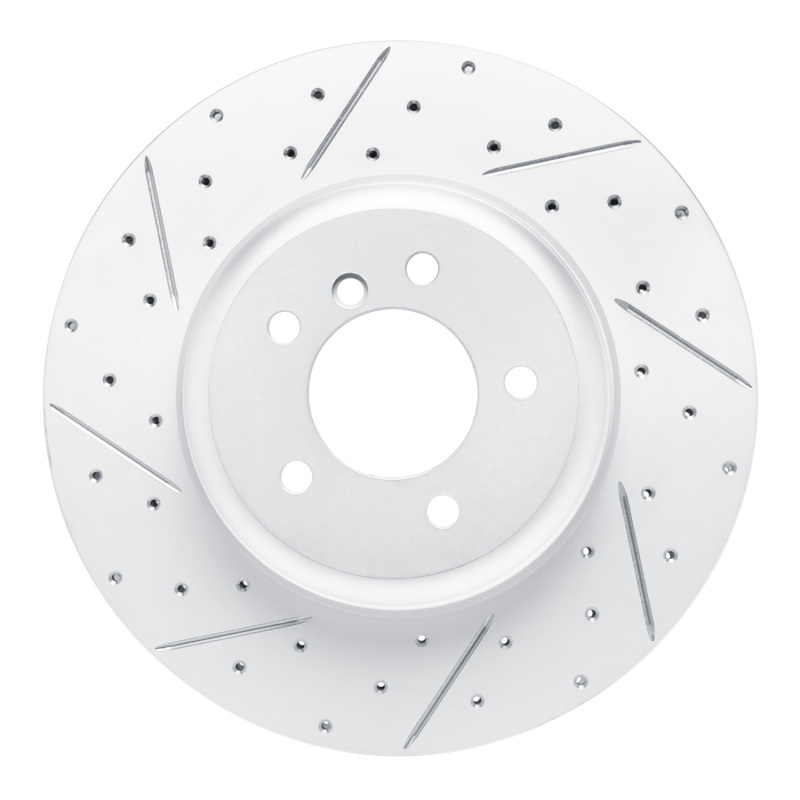 BMW Z4 Brake Rotor (1) - Front Left - DFC - Drilled & Slotted Geoperformance - `11-`16