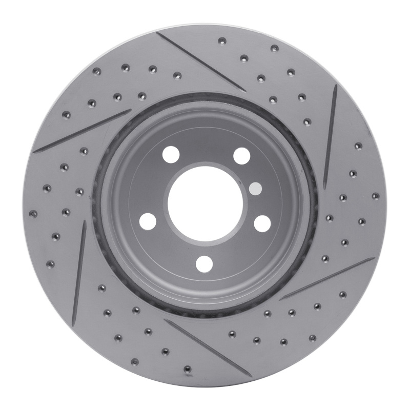 BMW 640I Xdrive Gran Coupe Brake Rotor (1) - Rear Right - DFC - Drilled & Slotted Geoperformance - `10-`19