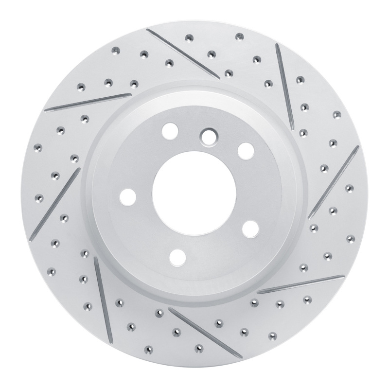 BMW Z4 Brake Rotor (1) - Rear Right - DFC - Drilled & Slotted Geoperformance Rotor - `11-`16