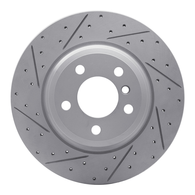 BMW Activehybrid 3 Brake Rotor (1) - Rear Left - DFC - Drilled & Slotted Geoperformance - `12-`20