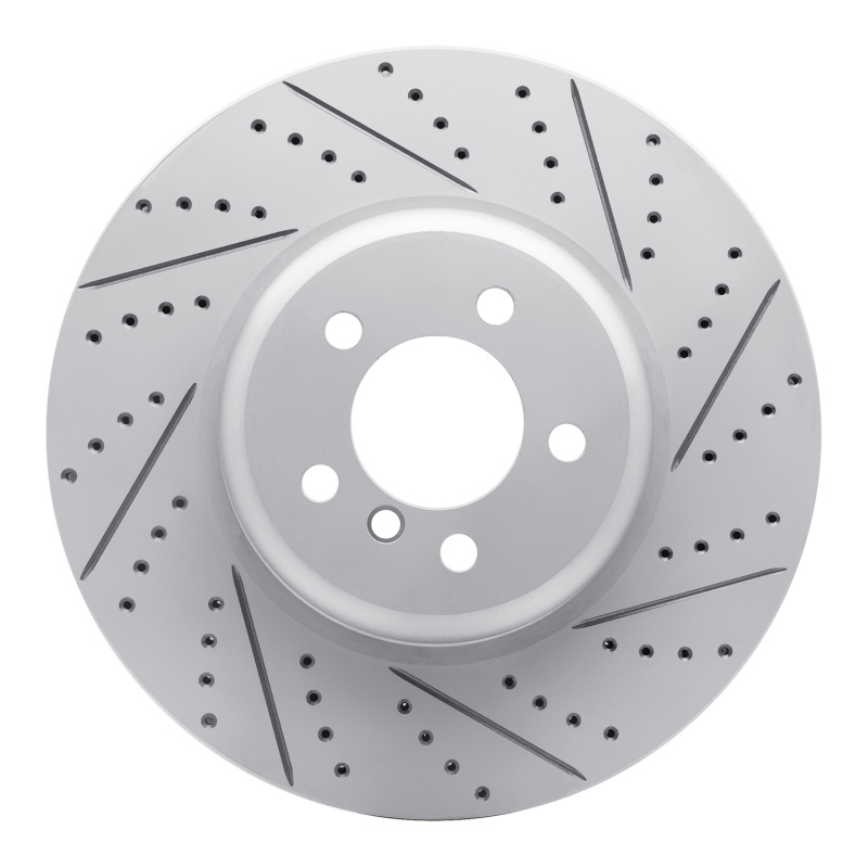BMW 440i xDrive Gran Coupe Brake Rotor (1) - Front Right - DFC - Drilled & Slotted Geoperformance - `13-`20