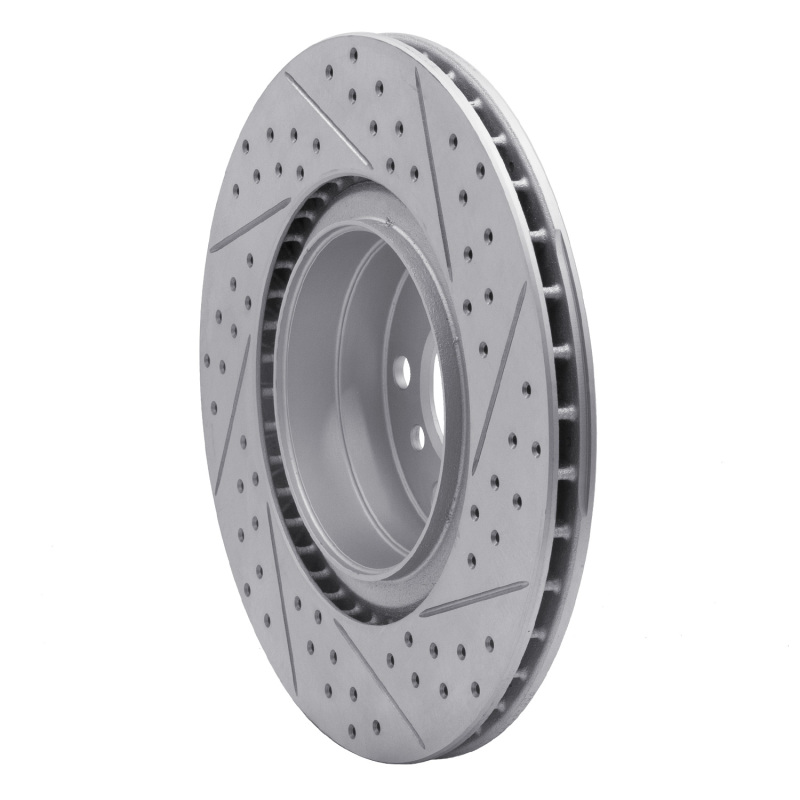 BMW 118i Brake Rotor (1) - Rear Left - DFC - Drilled & Slotted Geoperformance - `12-`20