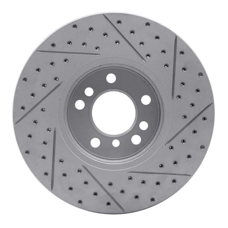 BMW M240i xDrive Brake Rotor (1) - Rear Right - DFC - Geoperformance Drilled & Slotted - `12-`20
