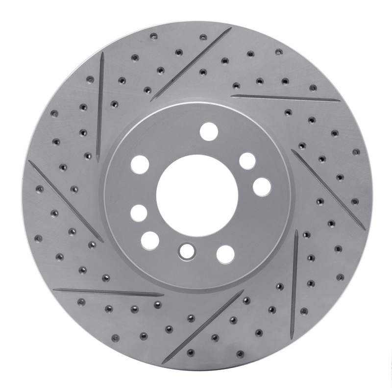 BMW M240i xDrive Brake Rotor (1) - Rear Right - DFC - Geoperformance Drilled & Slotted - `12-`20
