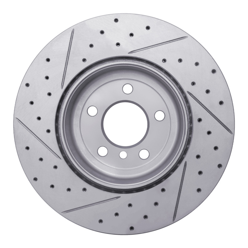 BMW 435i Brake Rotor (1) - Rear Right - DFC - Drilled & Slotted Geoperformance - `13-`21