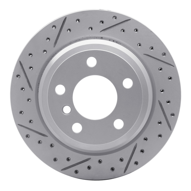 BMW 430i xDrive Gran Coupe Brake Rotor (1) - Rear Left - DFC - Geoperformance Drilled & Slotted - `06-`20 BMW 430i xDrive Gran Coupe Brake Rotor (1) - Rear Left - DFC - Geoperformance Drilled & Slotted - `06-`20
