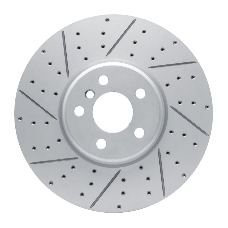 BMW X6 Brake Rotor (1) - Front Right - DFC - Geoperformance, Drilled and Slotted - `16-`26