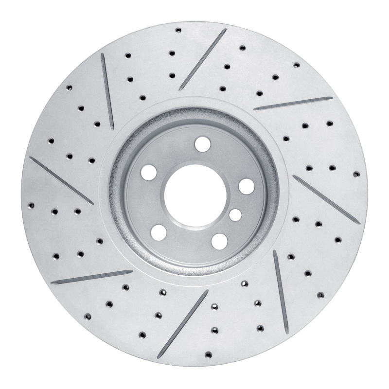 BMW 530I Brake Rotor (1) - Left Front - DFC - Drilled & Slotted Geoperformance - `16-`26