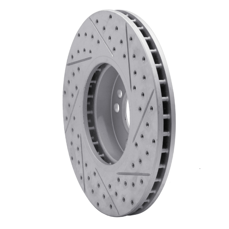 BMW X5 Brake Rotor (1) - Front Left - DFC - Drilled & Slotted Geoperformance - `00-`06