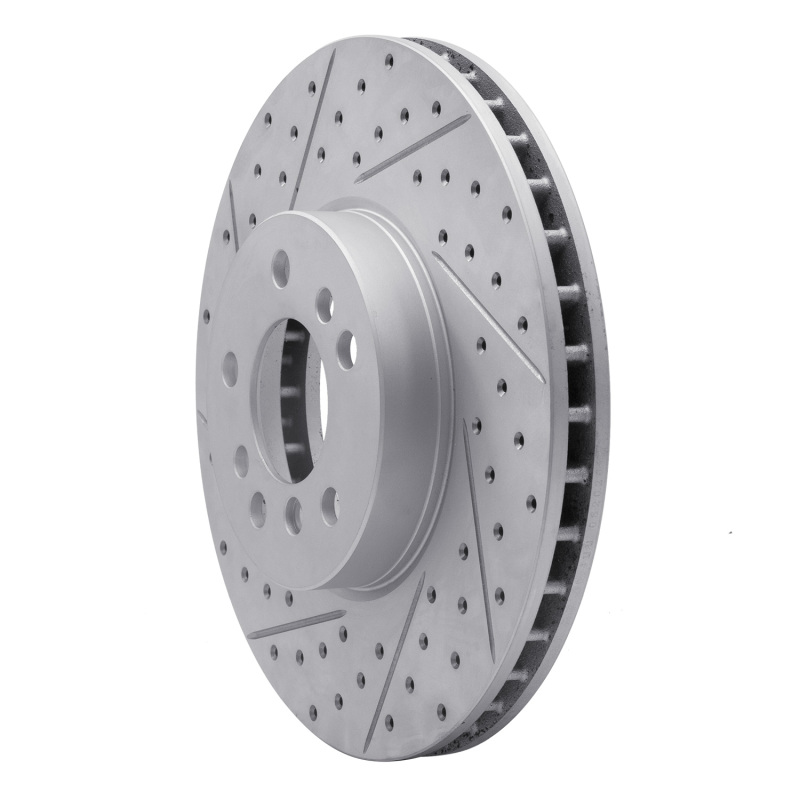 BMW X5 Brake Rotor (1) - Front Left - DFC - Drilled & Slotted Geoperformance - `00-`06