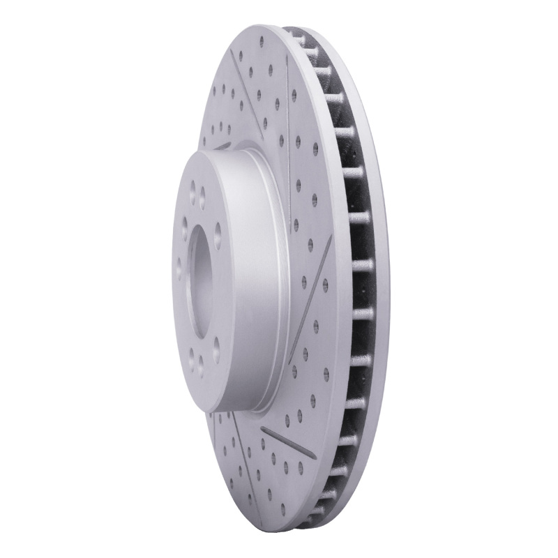 BMW X5 Brake Rotor (1) - Front Right - DFC - Drilled & Slotted Geoperformance - `00-`06