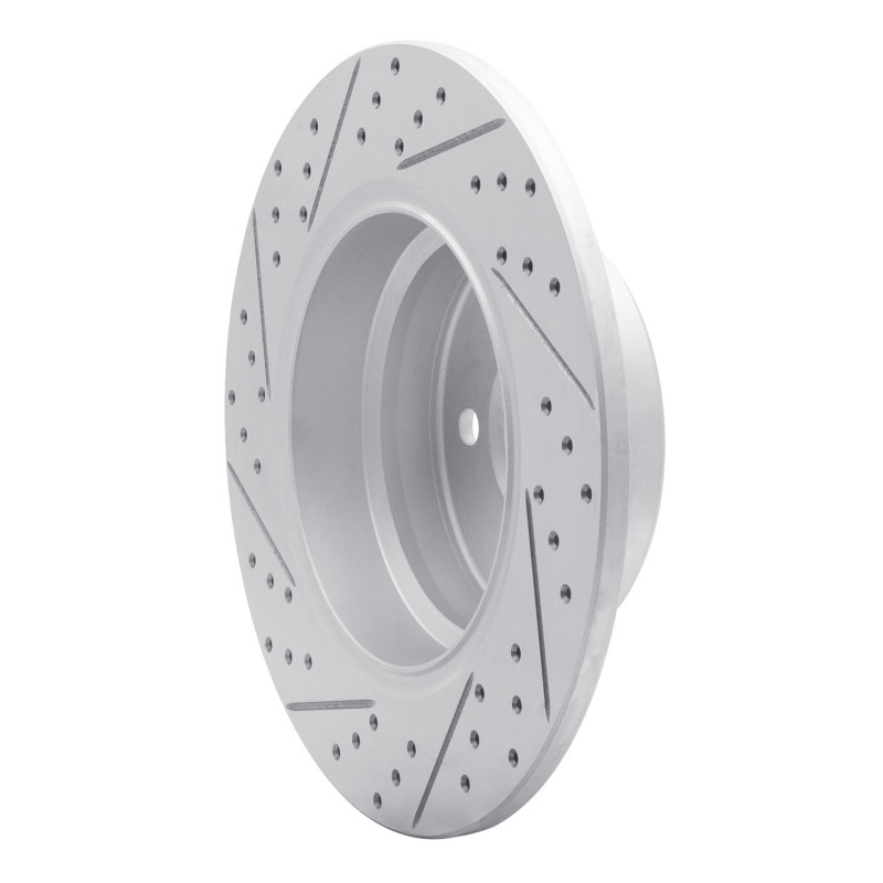 BMW X5 Brake Rotor (1) - Rear Right - DFC - Drilled & Slotted Geoperformance - `00-`06