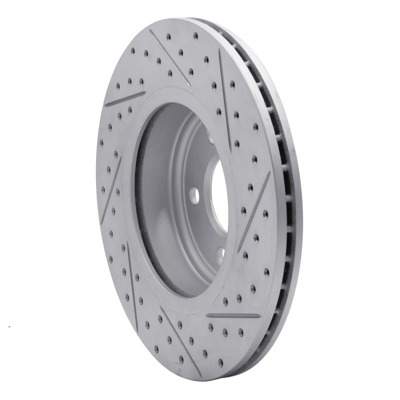 BMW X3 Brake Rotor (1) - Front Left - DFC - Drilled & Slotted Geoperformance - `04-`10