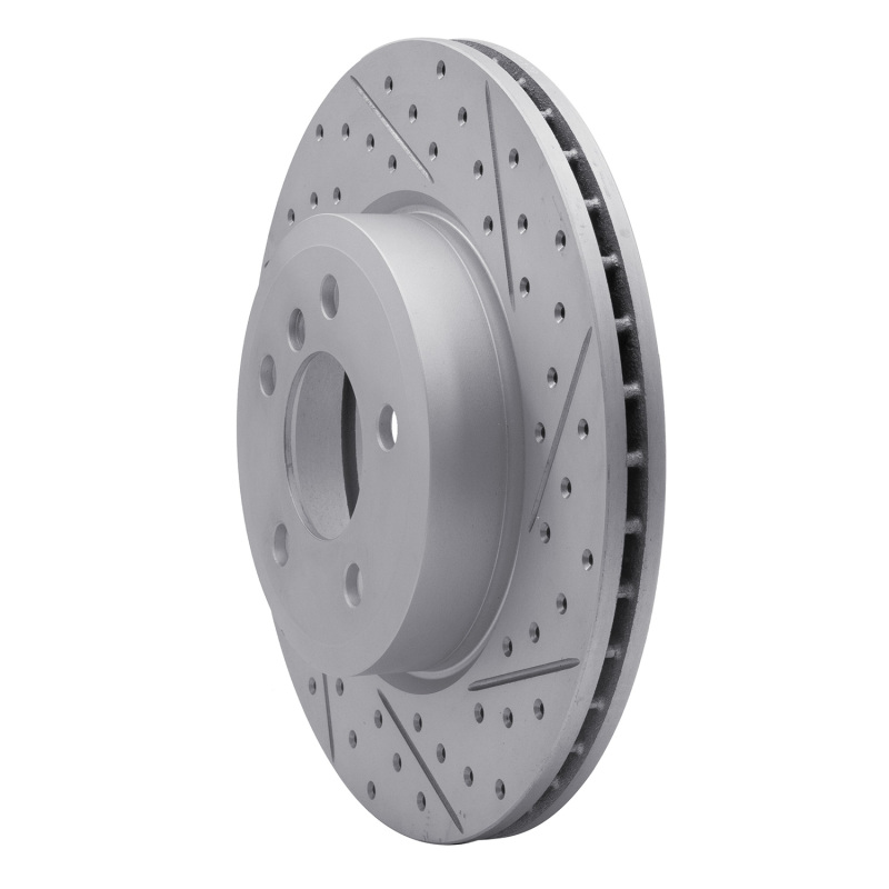 BMW X3 Brake Rotor (1) - Front Right - DFC - Drilled & Slotted Geoperformance - `04-`10