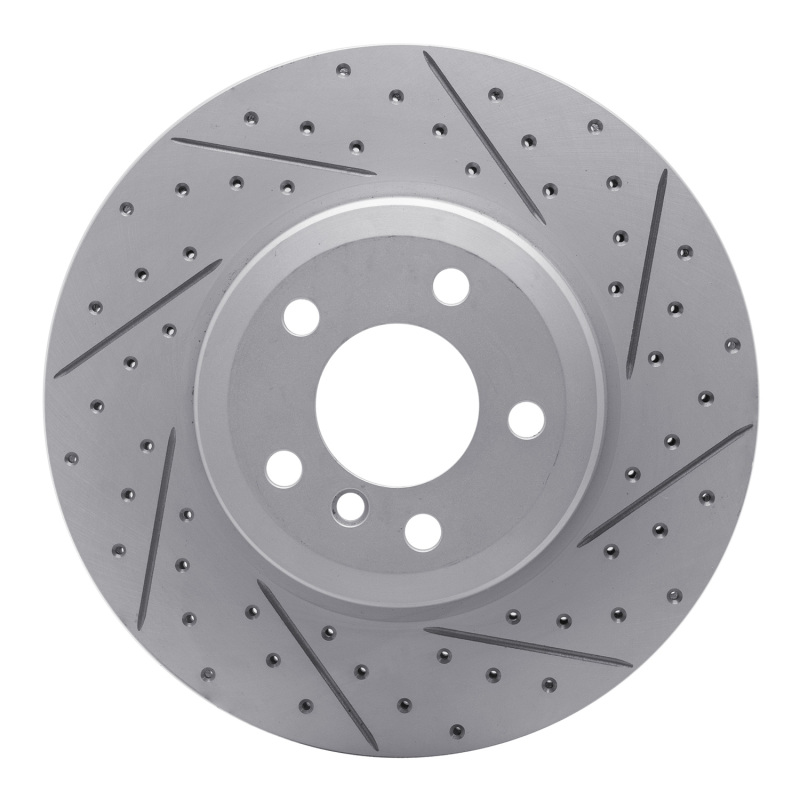 BMW X6 Brake Rotor (1) - Rear Right - DFC - Drilled & Slotted Geoperformance - `07-`19
