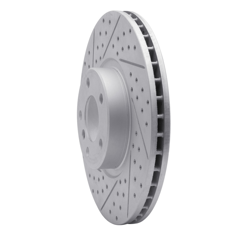 BMW X5 Brake Rotor (1) - Front Left - DFC - Geoperformance Rotor - Drilled and Slotted - `07-`18