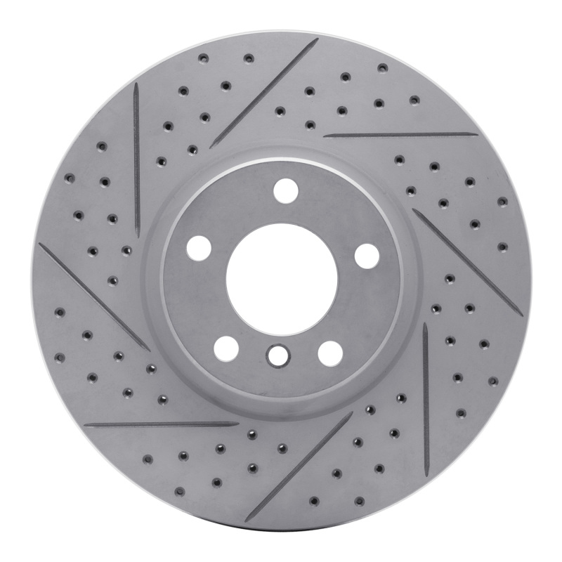 BMW X5 Brake Rotor (1) - Front Left - DFC - Geoperformance Rotor - Drilled and Slotted - `07-`18