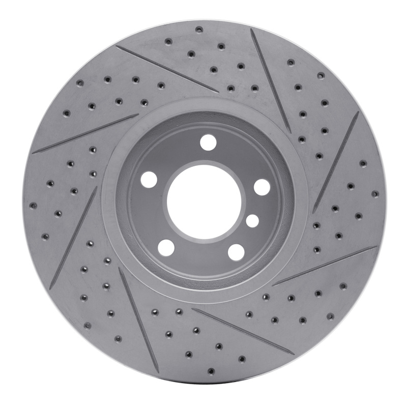 BMW X5 Brake Rotor (1) - Front Left - DFC - Geoperformance Rotor - Drilled and Slotted - `07-`18