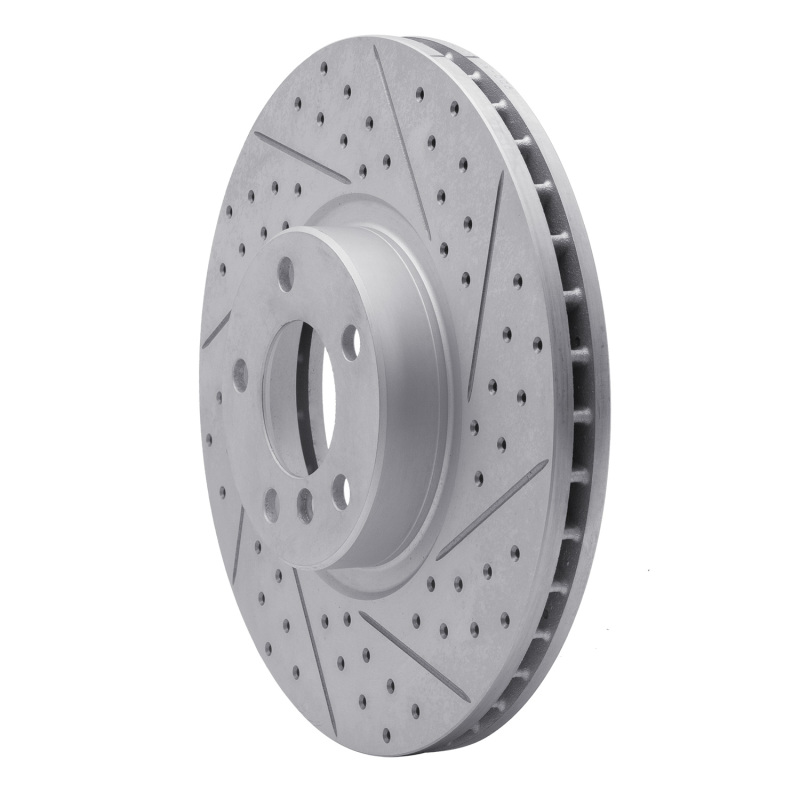 BMW X6 Brake Rotor (1) - Front Right - DFC - Drilled & Slotted Geoperformance - `07-`18