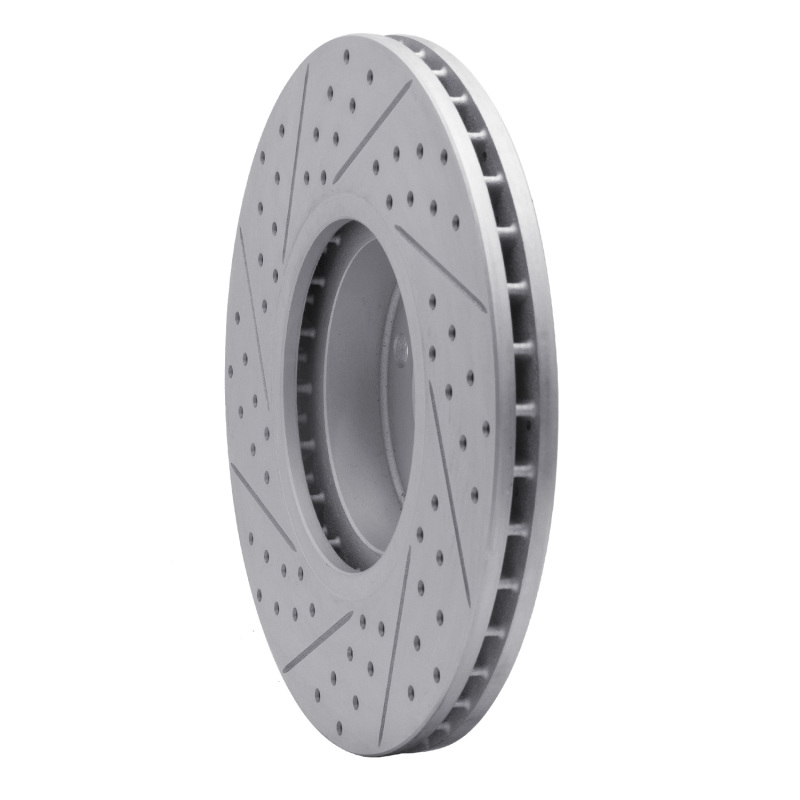 BMW X6 Brake Rotor (1) - Front Right - DFC - Drilled & Slotted Geoperformance - `07-`18