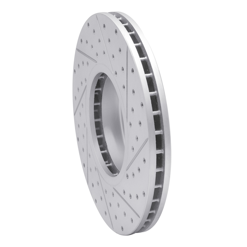 BMW X5 Brake Rotor (1) - Front Left - DFC - Drilled & Slotted Geoperformance - `07-`19