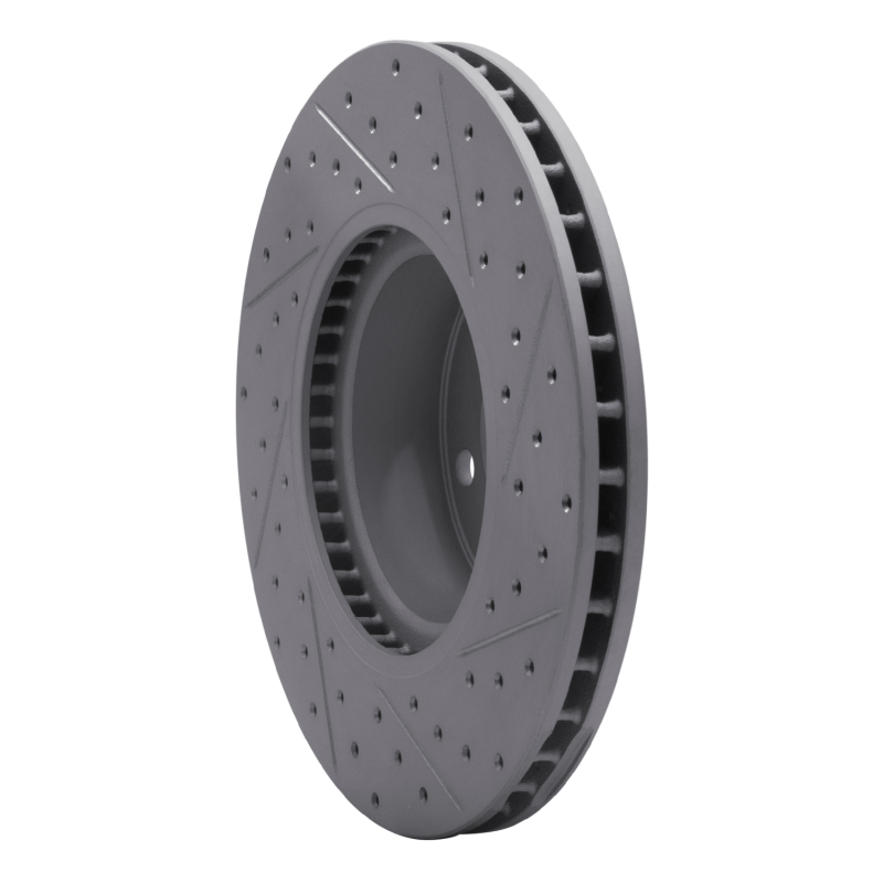 BMW X3 Brake Rotor (1) - Front Left - DFC - Geoperformance Drilled & Slotted - `11-`18