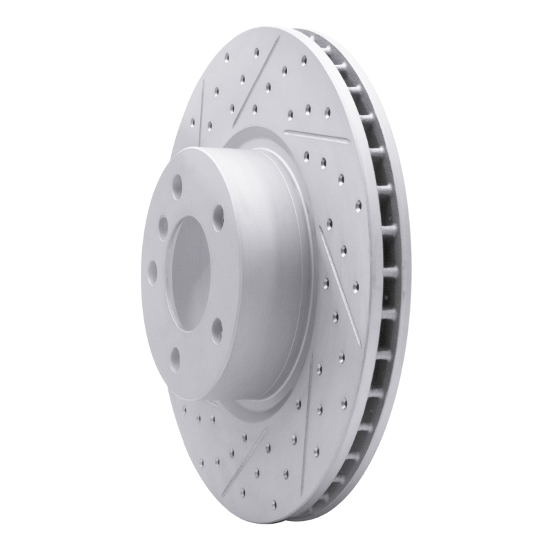 BMW X3 Brake Rotor (1) - Front Left - DFC - Geoperformance Drilled & Slotted - `11-`18