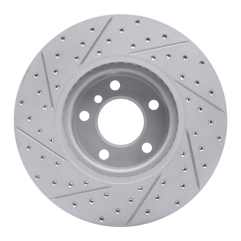BMW X4 Brake Rotor (1) - Front Right - DFC - Drilled & Slotted Geoperformance - `11-`18