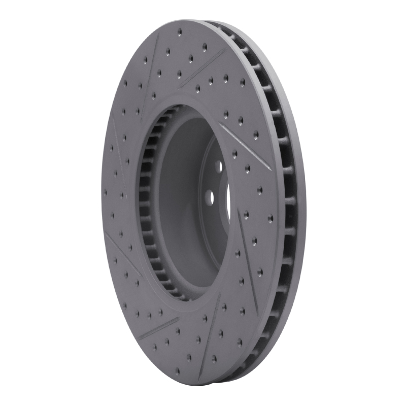BMW X4 Brake Rotor (1) - Front Right - DFC - Drilled & Slotted Geoperformance - `11-`18