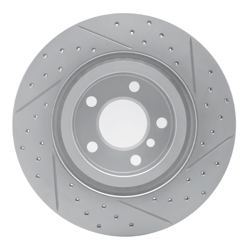 BMW X4 Brake Rotor (1) - Rear Left - DFC - Drilled & Slotted Geoperformance - `11-`18