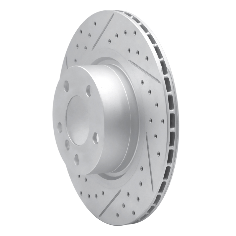 BMW X4 Brake Rotor (1) - Rear Left - DFC - Drilled & Slotted Geoperformance - `11-`18