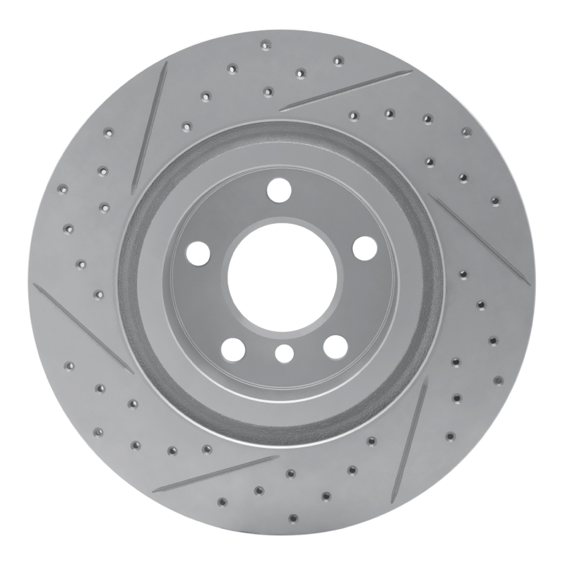 BMW X4 Brake Rotor (1) - Rear Right - DFC - Drilled & Slotted Geoperformance - `11-`18