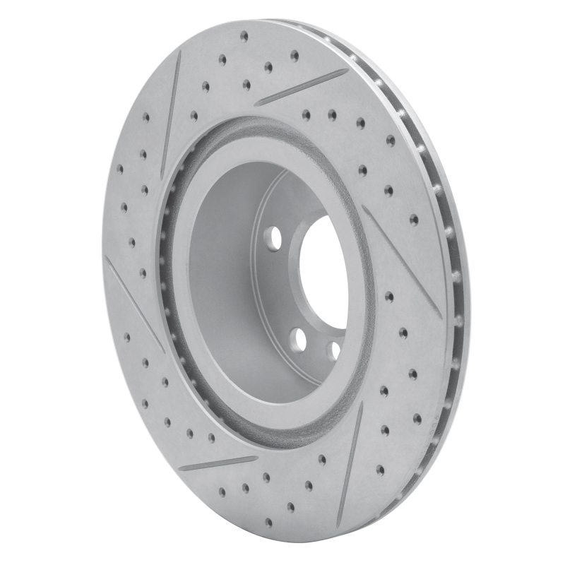 BMW X4 Brake Rotor (1) - Rear Right - DFC - Drilled & Slotted Geoperformance - `11-`18