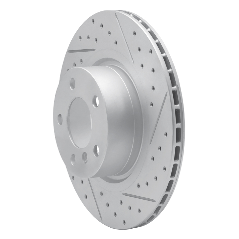 BMW X4 Brake Rotor (1) - Rear Right - DFC - Drilled & Slotted Geoperformance - `11-`18