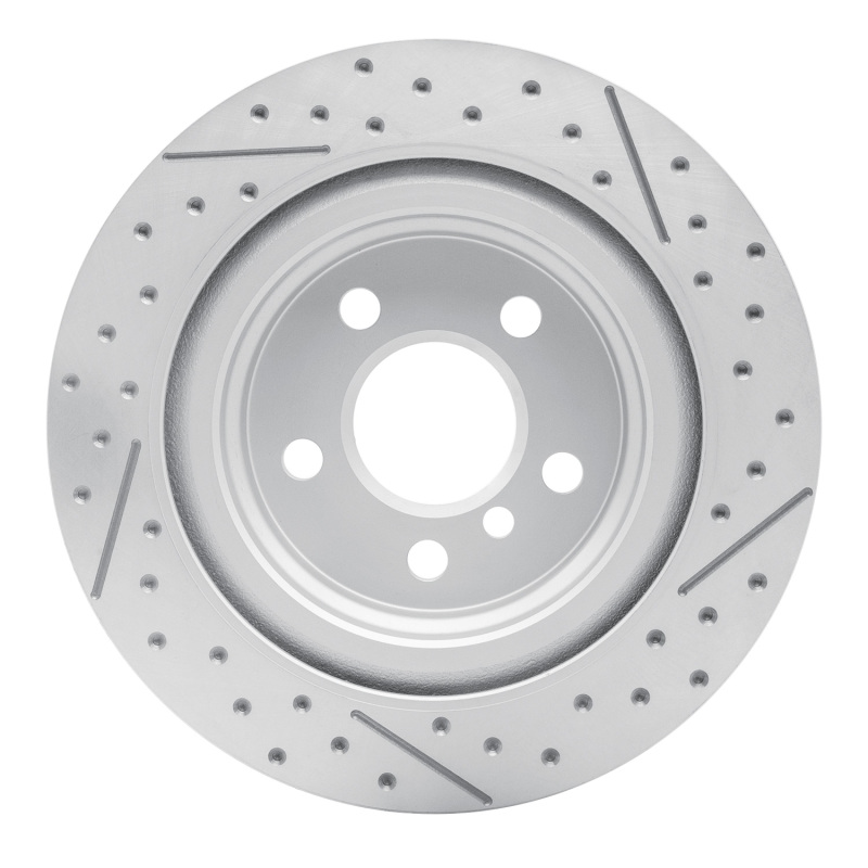 BMW X1 Brake Rotor (1) - Rear Left - DFC - Geoperformance Drilled & Slotted - `16-`26