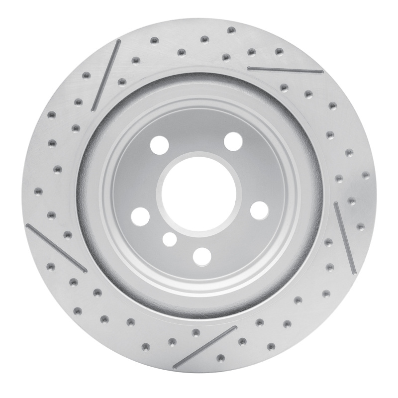BMW X1 Brake Rotor (1) - Rear Right - DFC - Drilled & Slotted Geoperformance - `16-`26