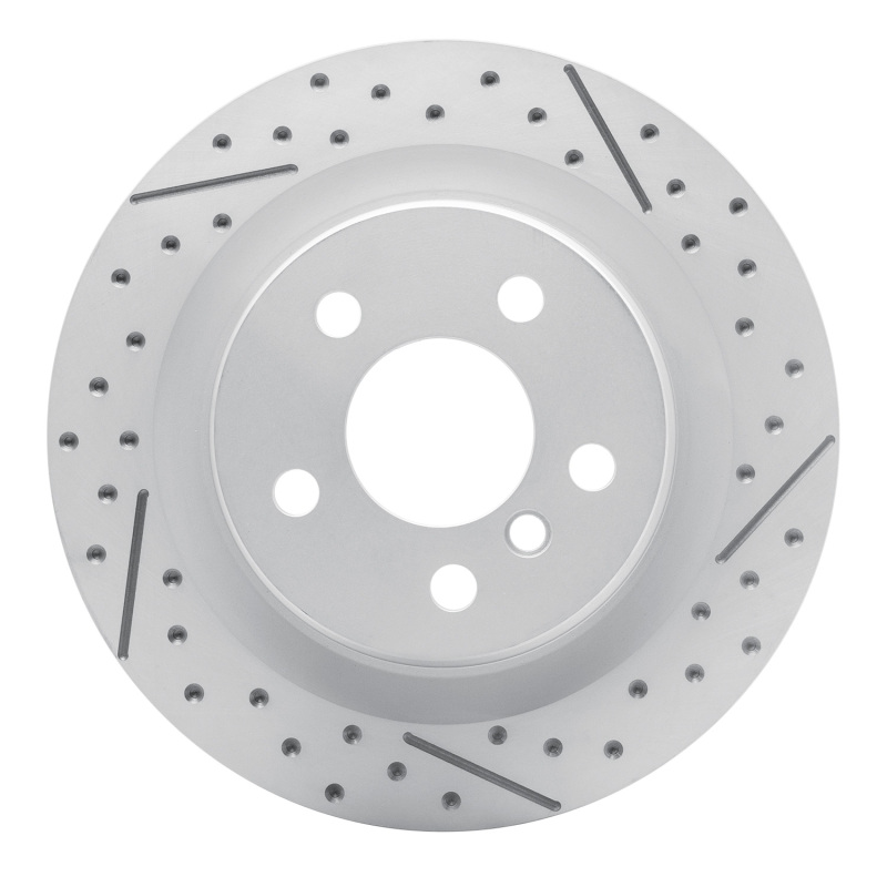 BMW X1 Brake Rotor (1) - Rear Right - DFC - Drilled & Slotted Geoperformance - `16-`26