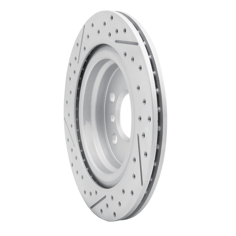 BMW X1 Brake Rotor (1) - Rear Right - DFC - Drilled & Slotted Geoperformance - `16-`26