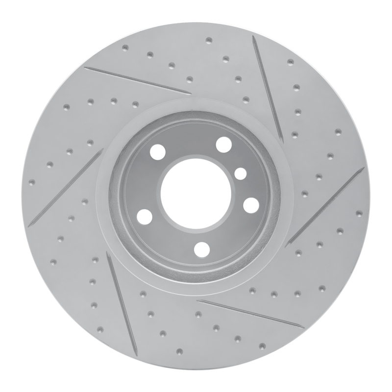 BMW X4 Brake Rotor (1) - Right Front - DFC - Drilled & Slotted Geoperformance - `16-`18
