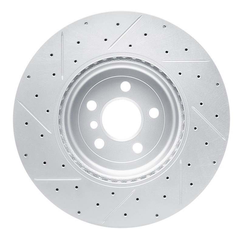 BMW Ix3 Brake Rotor (1) - Front Right - DFC - Drilled & Slotted Geoperformance - `17-`26