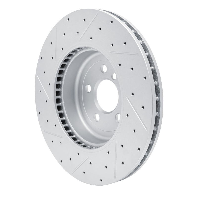 BMW Ix3 Brake Rotor (1) - Front Right - DFC - Drilled & Slotted Geoperformance - `17-`26