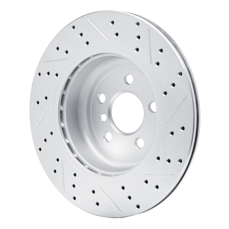 BMW Z4 Brake Rotor (1) - Rear - DFC - Drilled & Slotted Geoperformance - `17-`26