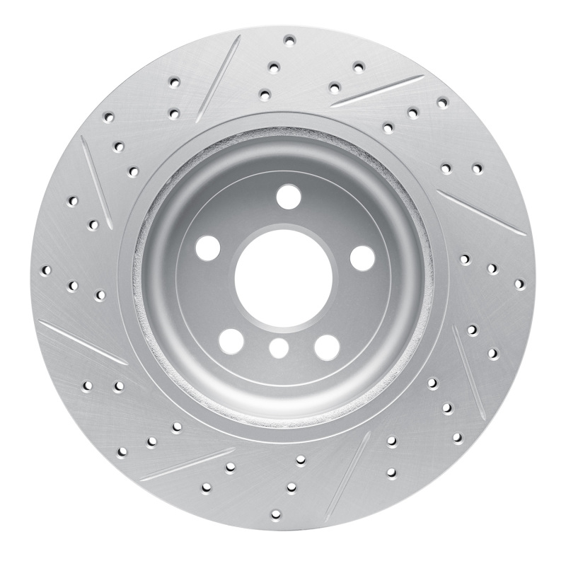 BMW X4 Brake Rotor (1) - Rear - DFC - Drilled & Slotted Geoperformance - `17-`26