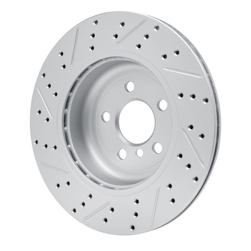 BMW X4 Brake Rotor (1) - Rear - DFC - Drilled & Slotted Geoperformance - `17-`26