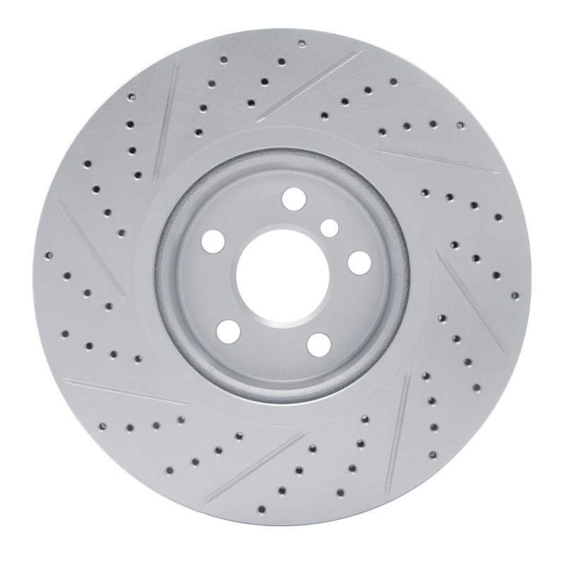 BMW X4 Brake Rotor (1) - Front Right - DFC - Drilled & Slotted Geoperformance - `18-`26