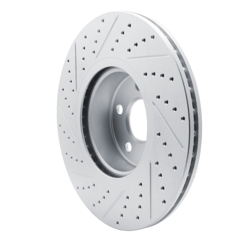 BMW X4 Brake Rotor (1) - Front Right - DFC - Drilled & Slotted Geoperformance - `18-`26