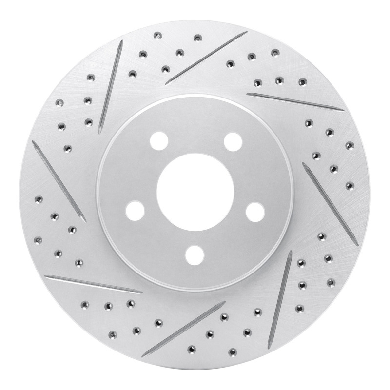 Chrysler Cirrus Brake Rotor (1) - Front Left - DFC - Drilled & Slotted - `95-`06