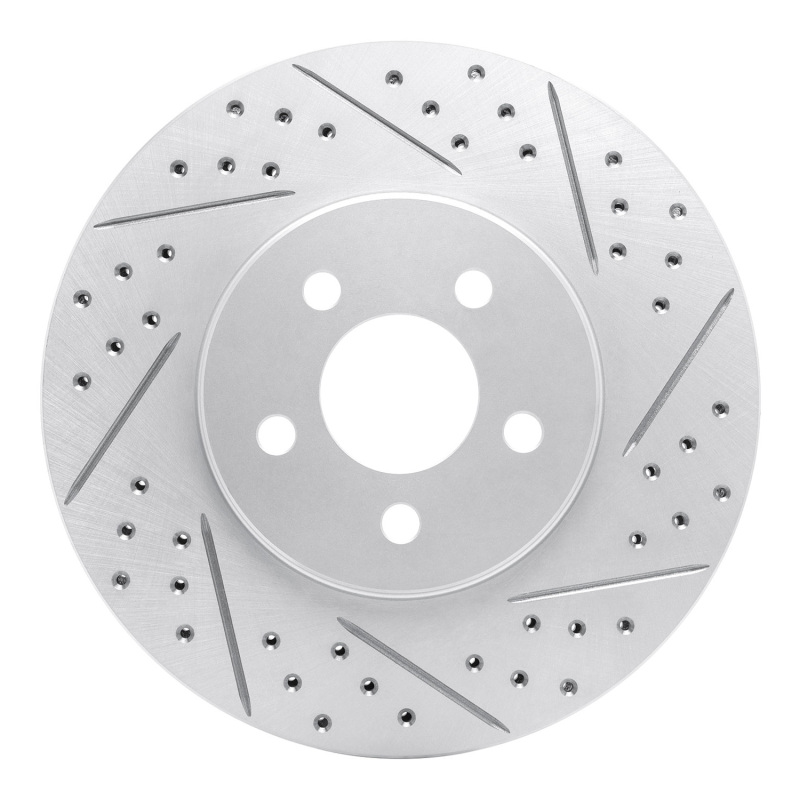 Chrysler Sebring Brake Rotor (1) - Front Right - DFC - Geoperformance Rotor - Drilled and Slotted - `95-`06