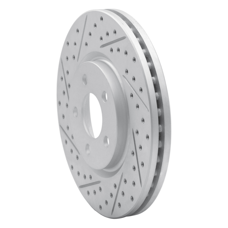 Chrysler PT Cruiser Brake Rotor (1) - Front Left - DFC - Geoperformance Drilled & Slotted - `03-`09